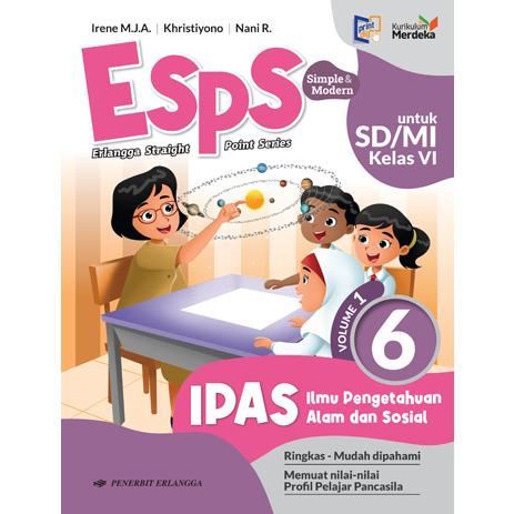 Gambar Buku Kelas 6 SD Kurikulum Merdeka Erlangga SD Kls 6 IPAS Bahasa Mtk - ESPS PANCASILA dari DUTA BUKU PELAJARAN UMUM undefined 4 Tokopedia