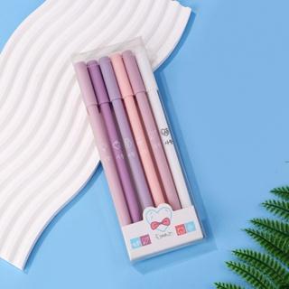 Gambar LBT 1 Set 6Pcs Pena Gel 0.5mm Warna Pastel Alat Tulis Pulpen Sekolah - Ungu dari Lapak Barang Terlengkap undefined Tokopedia