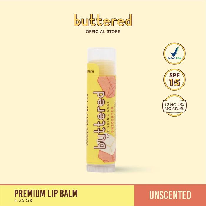 Gambar [BPOM] BUTTERED PREMIUM LIP BALM SPF 15 - PEPPERMINT dari KUMO.STORE undefined 4 Tokopedia