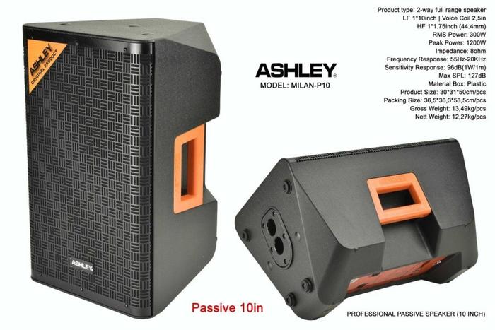 Gambar Ashley Milan P10 Milan P 10 Speaker Pasif Ashley 10 Inchi Original dari tokonline93 undefined Tokopedia