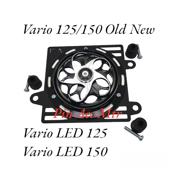 Gambar Cover radiator Censi+Cover Spinner Censi Vario 125 150 Old New LED Pnp - Vario 125/150 H dari @Pin Acc Motor@ undefined Tokopedia