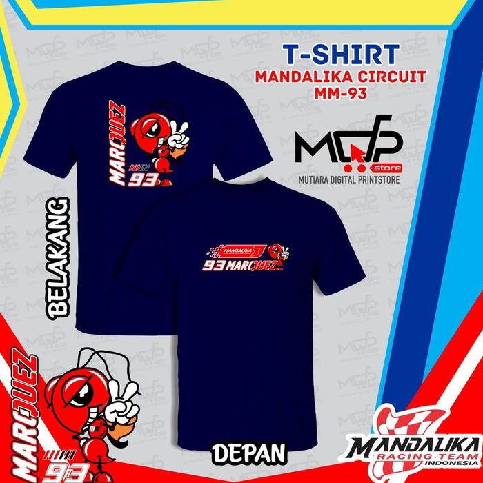 Gambar KAOS MARC MARQUEZ E MANDALIKA SIRKUIT MOTOGP BAJU OTOMOTIF - BIRU NAVY, M dari RZ Store' undefined Tokopedia