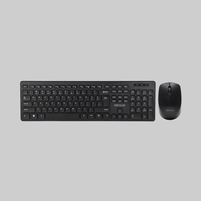 Gambar KEYBOARD MOUSE WIRELESS KM8 Combo - Hitam dari Gaming Plus Store undefined Tokopedia