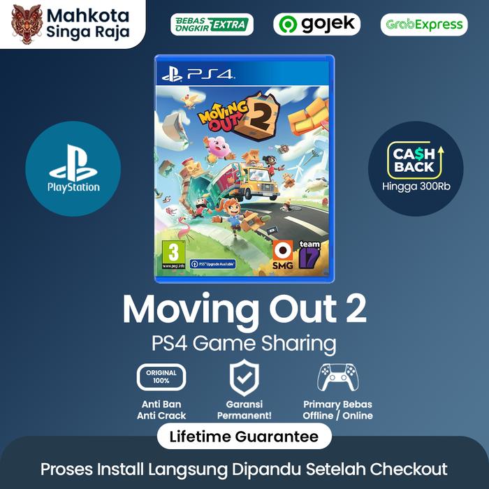 Jual Moving Out PS4 PlayStation4 Game Sharing Secondary