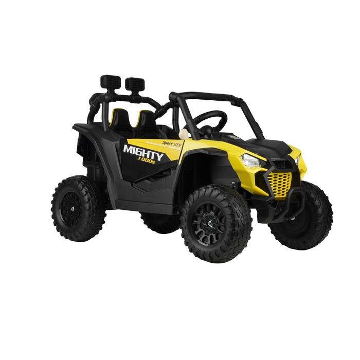 Gambar Mainan mobil aki anak PMB Mighty 1000s M-9388/M9388/M 9388 UTV / UTX - Kuning, Xtra Packing dari Playza.id undefined Tokopedia