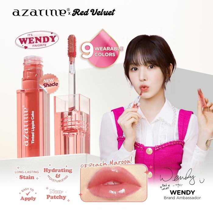 Gambar [ AZARINE x RED VELVET ] TINTED LIPPIE CAKE LIP TINT - LIPTINT - 08 PEACHMACARON dari agogostore undefined Tokopedia