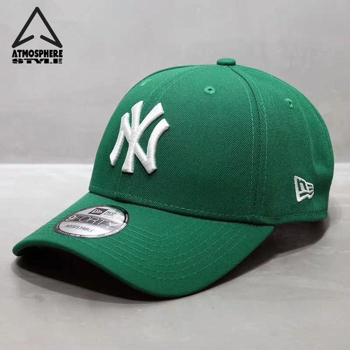 Gambar Topi NY Baseball New York Yankees Green White Hijau Putih Logo Putih - NY Green dari Atmosphere Style undefined Tokopedia