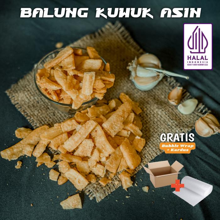 Gambar KERIPIK SINGKONG BALUNG KUWUK (ASIN) 250g dari GROSIRKERIPIK undefined Tokopedia