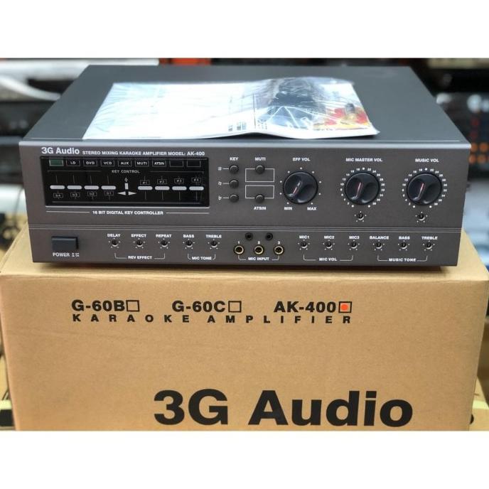 Gambar ! AMPLIFIER MIXER KARAOKE 3G AUDIO AK 400 ORIGINAL PRODUK 3G AUDIO dari AUDIOSTORE' undefined Tokopedia