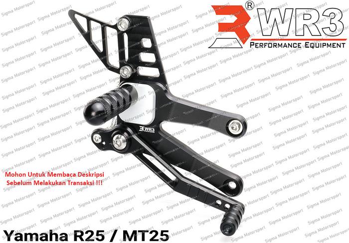 Jual Footstep Racing WR3 V-Series R25 / MT25 - Hitam-Hitam - Jakarta ...