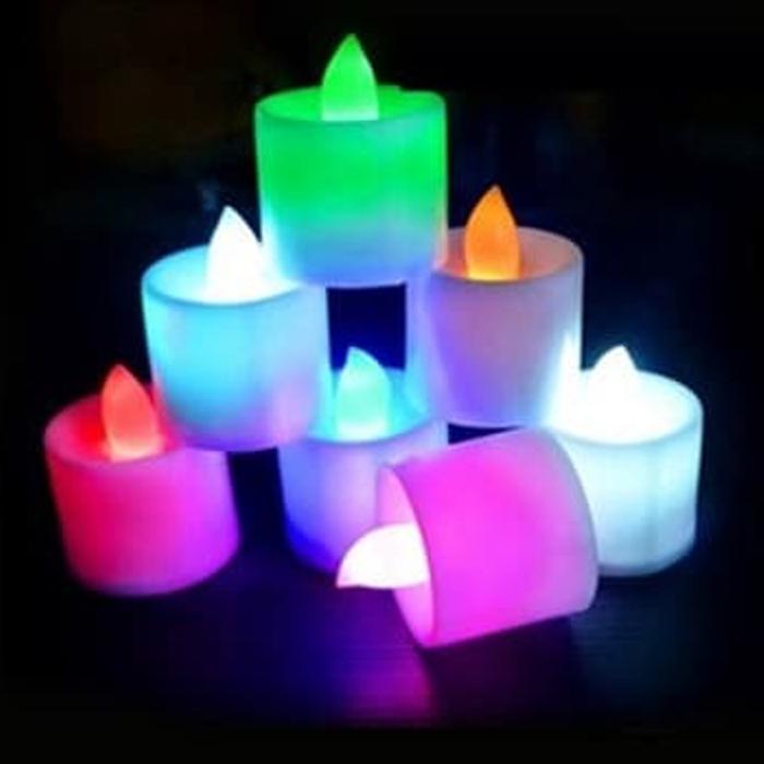 Gambar Lilin Led Elektrik Mini Candle Light Lamp Menyala Dekorasi Kamar Pesta - Kedap-Kedip dari Ciptawarna2000 Home Living undefined Tokopedia