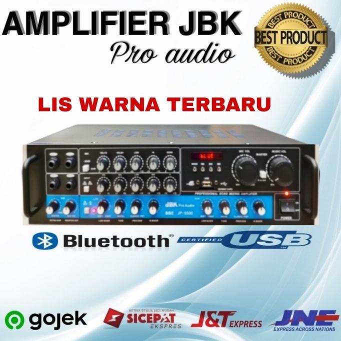 Gambar ! AMPLIFIER JBK PRO AUDIO JP 5500 USB BLUETOOTH/AMPLI DIGITAL KARAOKE dari AUDIOSTORE' undefined Tokopedia