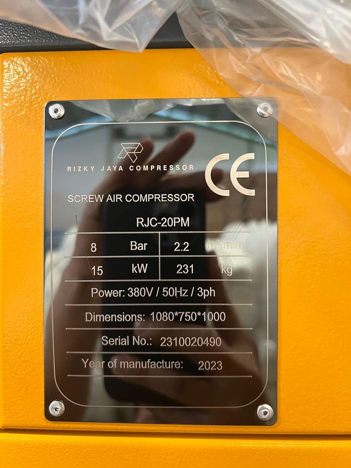 Promo RJC screw kompresor udara Inverter compressor angin PM VSD - 20hp ...