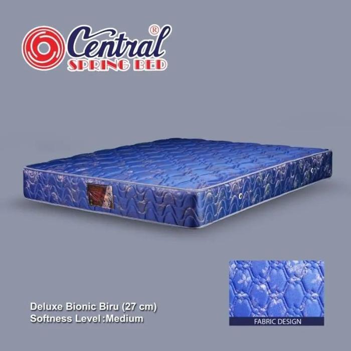 Kasur Central Springbed Deluxe Biru, 120 x 200