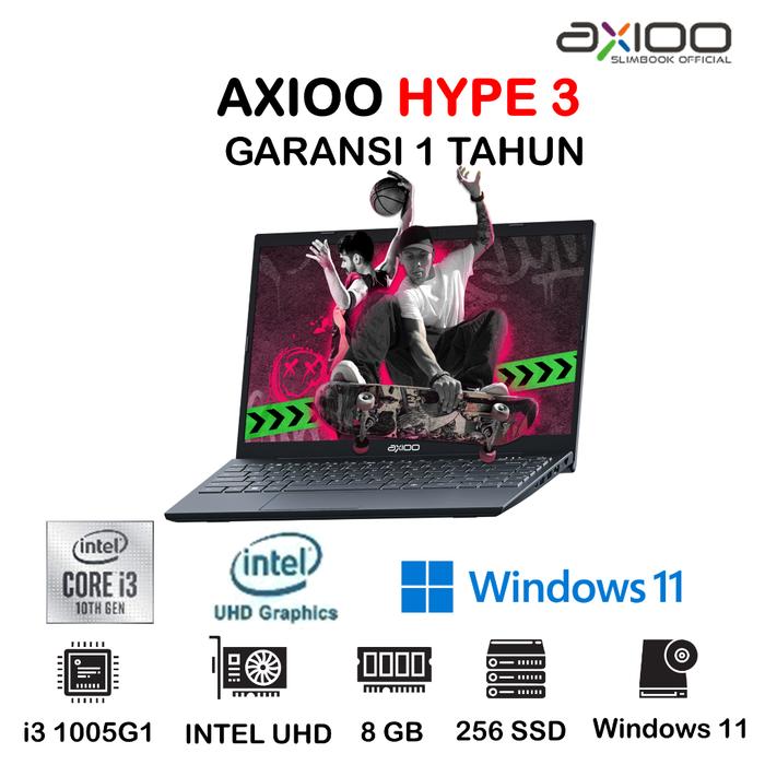 Gambar LAPTOP AXIOO MYBOOK HYPE 3 - I3 1005G1 8GB/16GB 256GB SSD 14" IPS - 8GB 256GB SSD, DOS dari HOSANA COMPUTER undefined Tokopedia