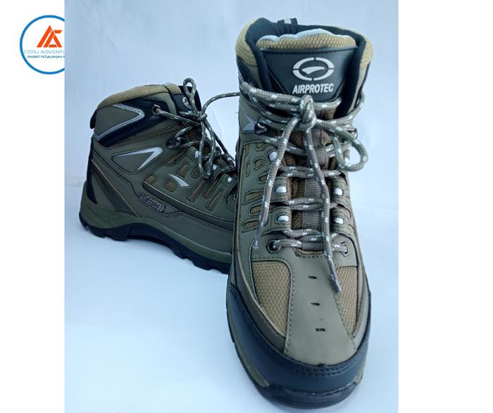 Gambar Sepatu Gunung Outdoor Hiking Pria PROTECTOR Air Protec Original - Coral/Silver, 40 dari akunnull undefined Tokopedia