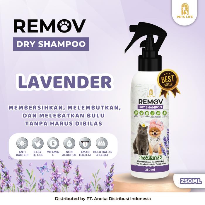 Gambar REMOV DRY SHAMPOO 250ML - lavender dari Remov Official Shop undefined Tokopedia