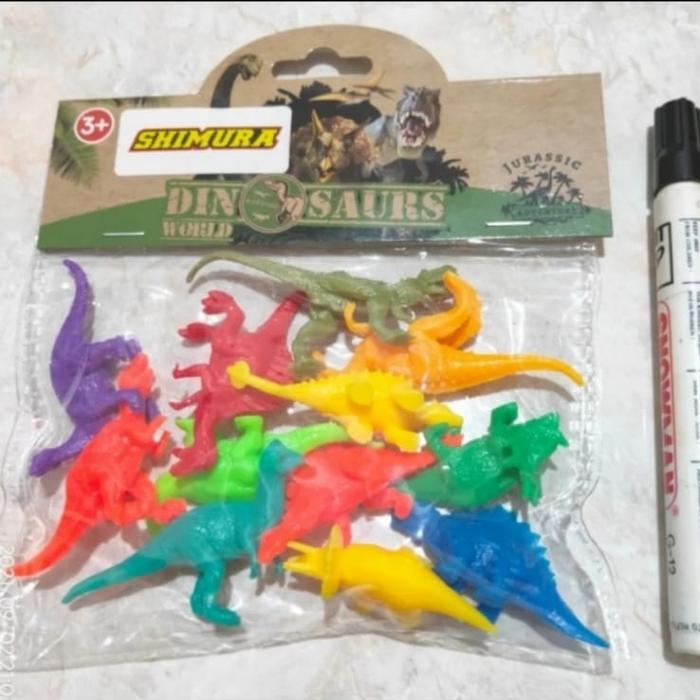 Gambar mainan Binatang dinosaurus set Dinosaur World Dinosaur valley 12pcs - Dino World dari Victory Sagala undefined Tokopedia