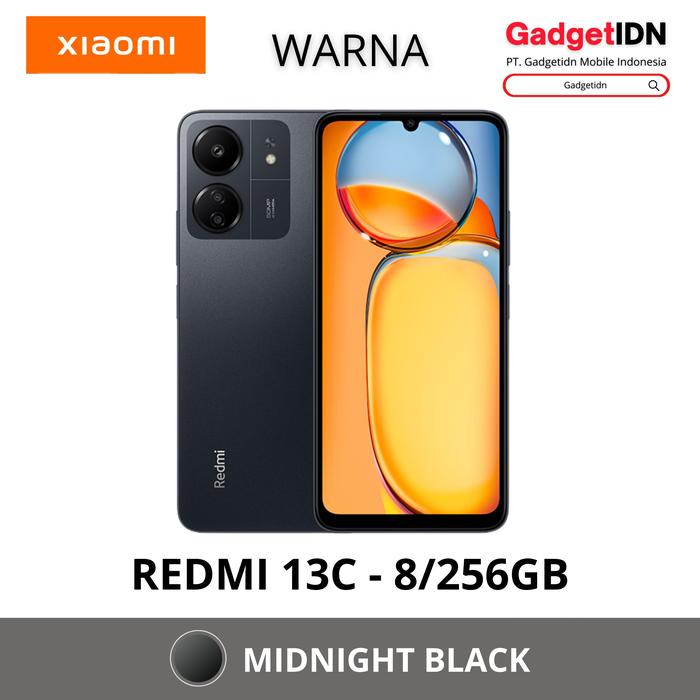 Gambar XIAOMI REDMI 13C NFC 8/256GB (+8GB EXTENDED RAM) GARANSI RESMI - 8/256GB - BLACK, FREE 19 BONUS dari GadgetIDN undefined Tokopedia