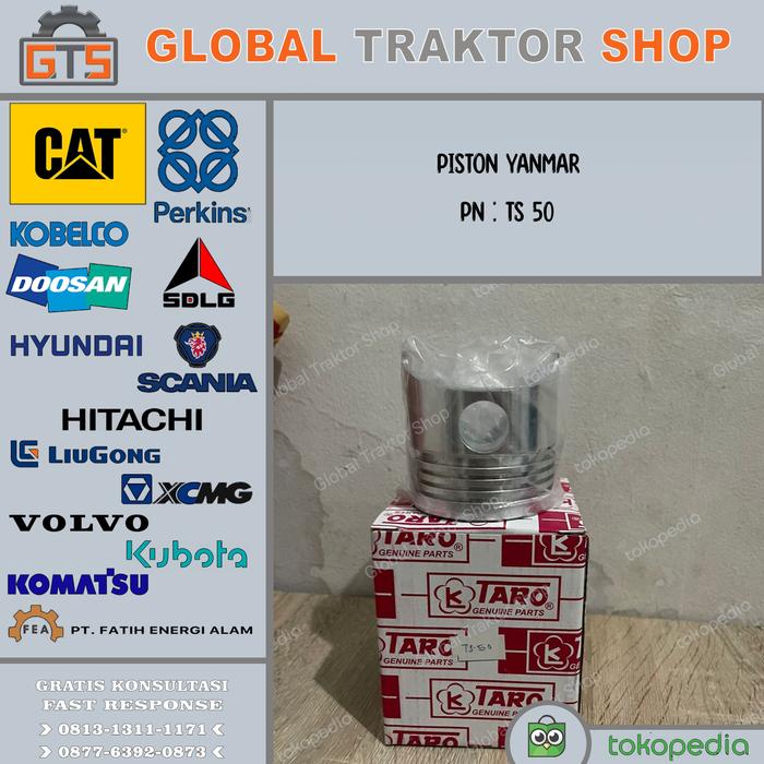 ITACO Conjunto De U00e9mbolo 101204-51100 Para Motor Generador Diesel Yanmar TS70 TS80 SS70 SS80 NS65