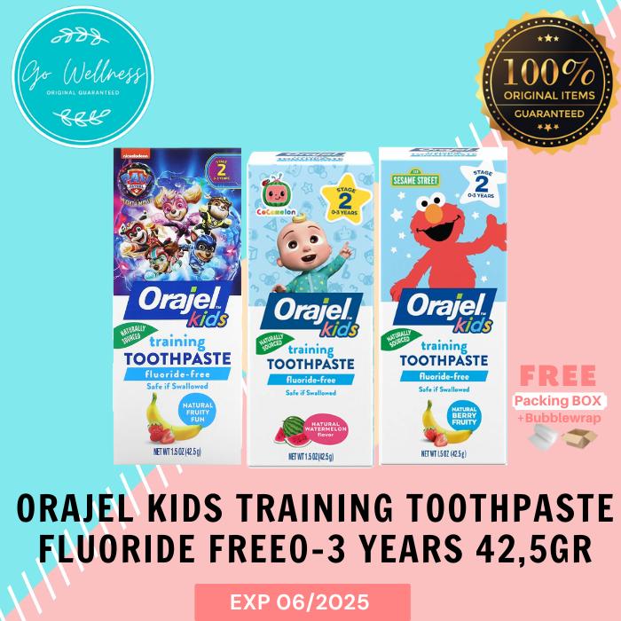 Gambar Training Toothpaste Orajel bebas floride Belajar Sikat Gigi ORI USA - Paw Patrol dari Go Wellness undefined Tokopedia