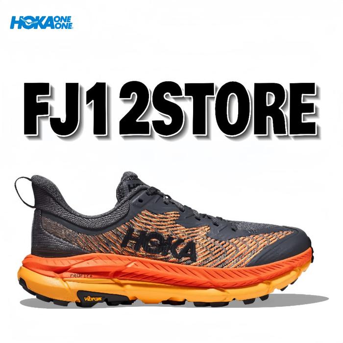 Gambar Hoka Mafate Speed 4 Trail Running Shoes - Castlerock Flame - 41 1/3 dari FJ12Store undefined Tokopedia