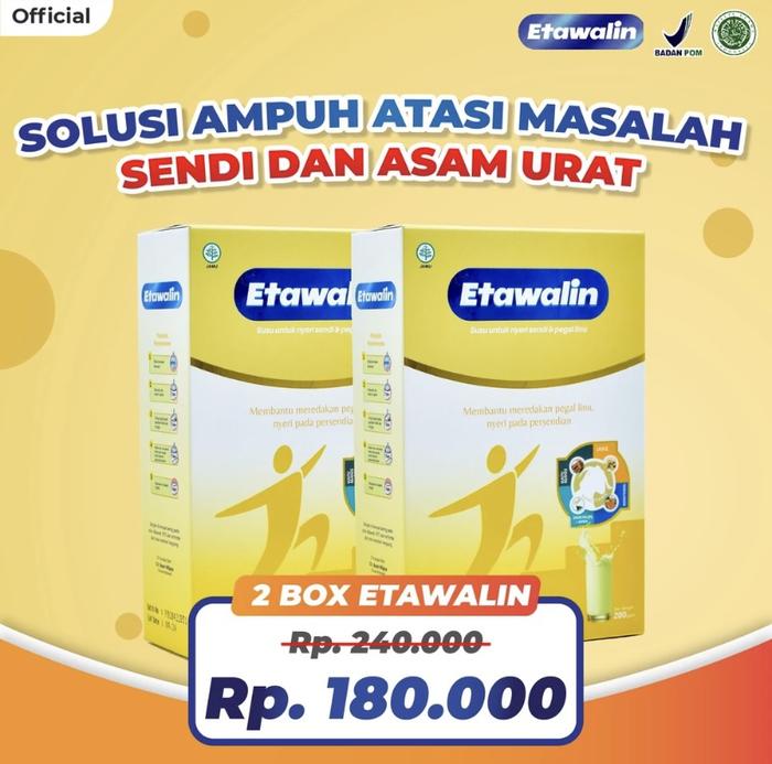 Gambar Etawalin Susu Kambing Atasi Nyeri Sendi dan Asam Urat dari Awra Herbal undefined Tokopedia