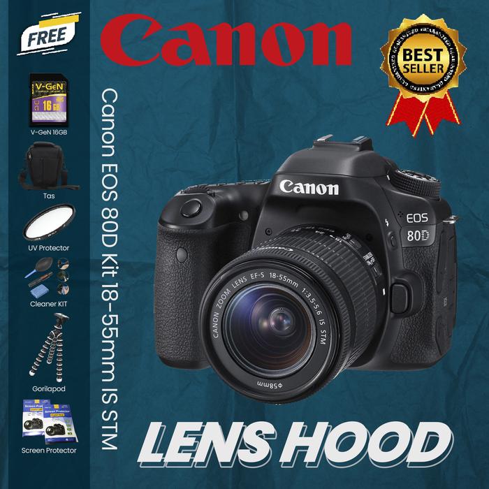 Canon Dslr Best Lenses For Canon 80d Canon EOS 80D Kit 18-55mm IS