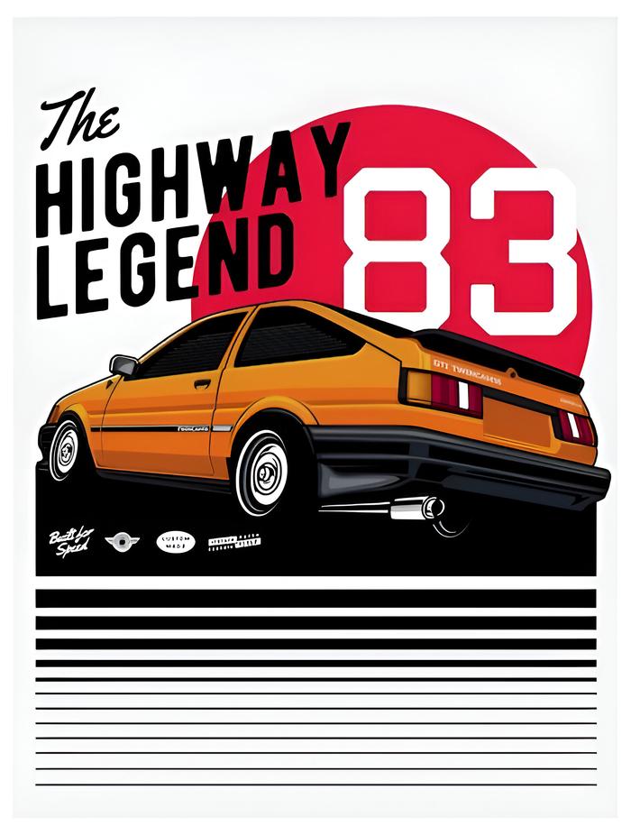 Gambar Sablon Baju DTF Sablon Kaos Print DTF Tema MOBIL V3 - CAR25, A3(29X42CM) dari Chroma Print Studio undefined Tokopedia