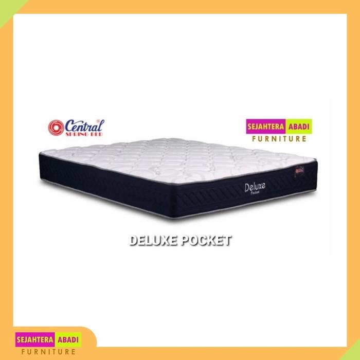 Gambar Central springbed DELUXE POCKET new full set & matras - MATRAS ONLY, 90 x 200 dari Sejahtera Abadi Furniture undefined Tokopedia