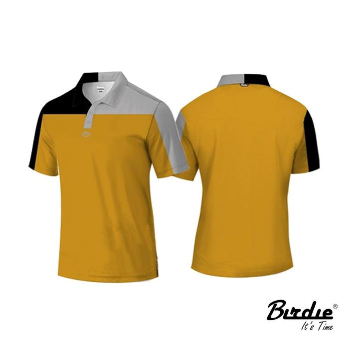 Gambar Baju Polo Shirt Golf Polyester Drifit CoolMax Birdie CS60 - Mustard, L dari Birdie Indonesia undefined Tokopedia