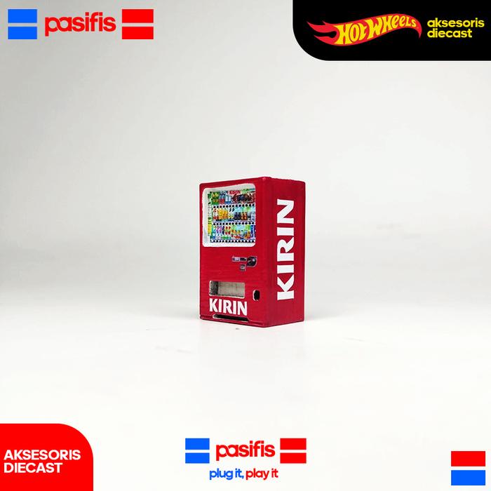 Gambar Vending Machine Kirin Diorama Diecast Hotwheels Skala 1:64 - Merah dari pasifis undefined Tokopedia