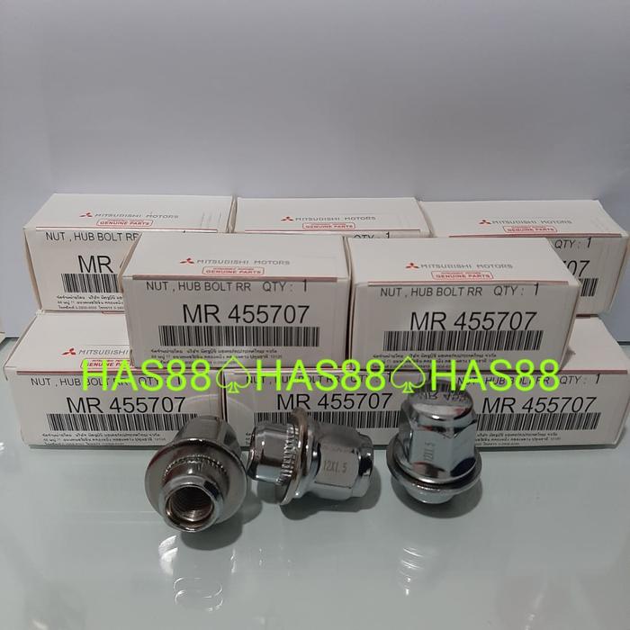 Jual nut racing/mur baut roda triton, pajero, L200 MR455707 hrga per ...