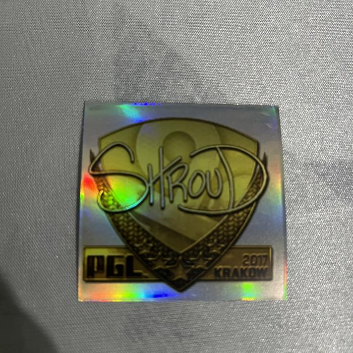 Gambar CSGO CS2 Sticker Hologram Katowice 2014 Holo/Non Holo Cutting Sticker - Shroud Gold dari Fer-G Store undefined Tokopedia