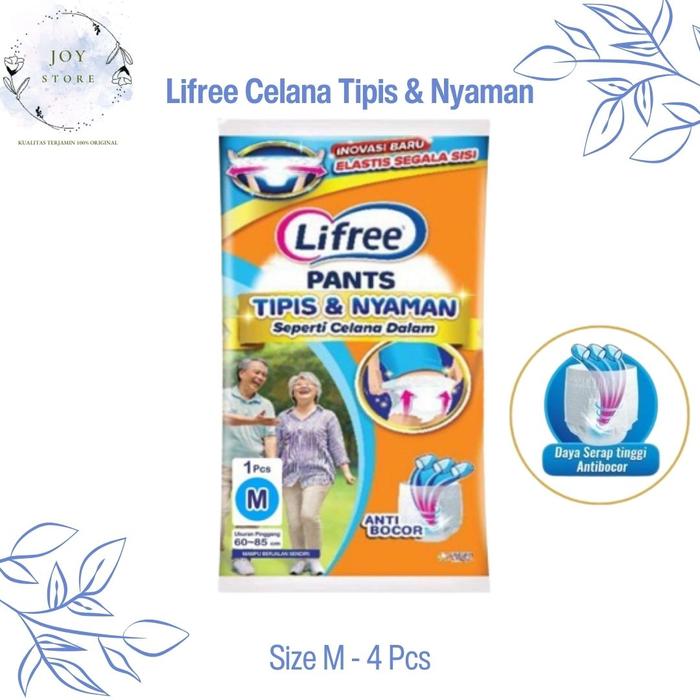 Gambar Lifree Popok Celana Dewasa Pamper Isi 4 Sachet (M/L/XL/XXL) - M dari joyy storee undefined Tokopedia