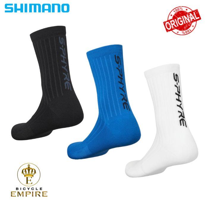 Gambar Kaos Kaki Sepeda Shimano S-PHYRE Flash Sock Bicycle Empire - Blue, S-M dari Bicycle Empire undefined Tokopedia