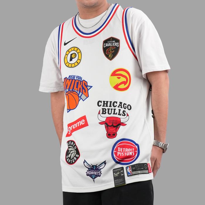 Promo Supreme X Nike NBA Team Authentic White Jersey (100