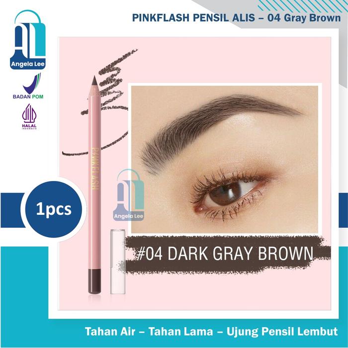 Gambar PINKFLASH OhMyEmoji Pensil Alis Anti Air Tahan Lama Easy Eyebrow Coklat Gray Waterproof - Dark Gray Brown dari Angela Lee undefined Tokopedia