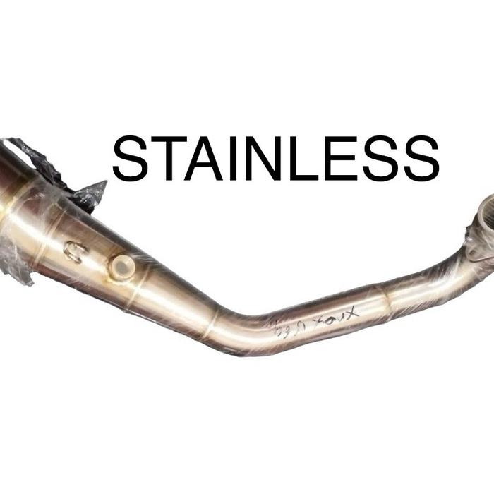 Gambar Header Leher Pipa Knalpot Akrapovic Xmax 250/300 Stainless PROSPEED - Stainless  dari KING TOOL PERFORMANCE undefined Tokopedia