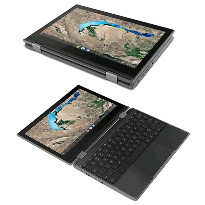 Gambar Lenovo chromebook 300e Touchscreen Bisa Lipat 360° Ram 4gb eMMC 32gb - Laptop+Adaptor dari mardian computer undefined Tokopedia