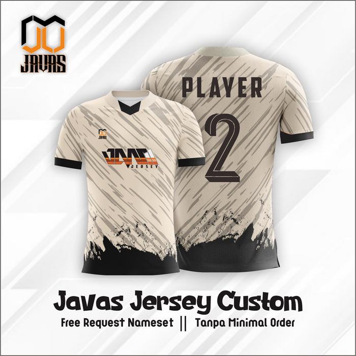 Jersey Baju Futsal Sepak Bola Printing Custom Logo Atribut Gratis Baju  Saja, S