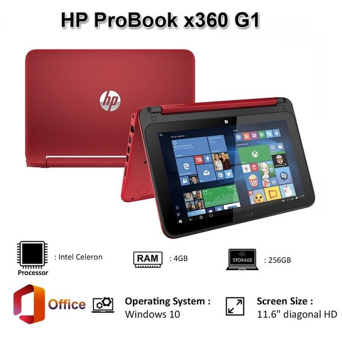 Gambar Laptop HP Yoga X360 G1 4gb/512 ssd Intel Core Pentium N4200 BERGARANSI - 4GB/128SSD dari RedStar Electronic undefined Tokopedia