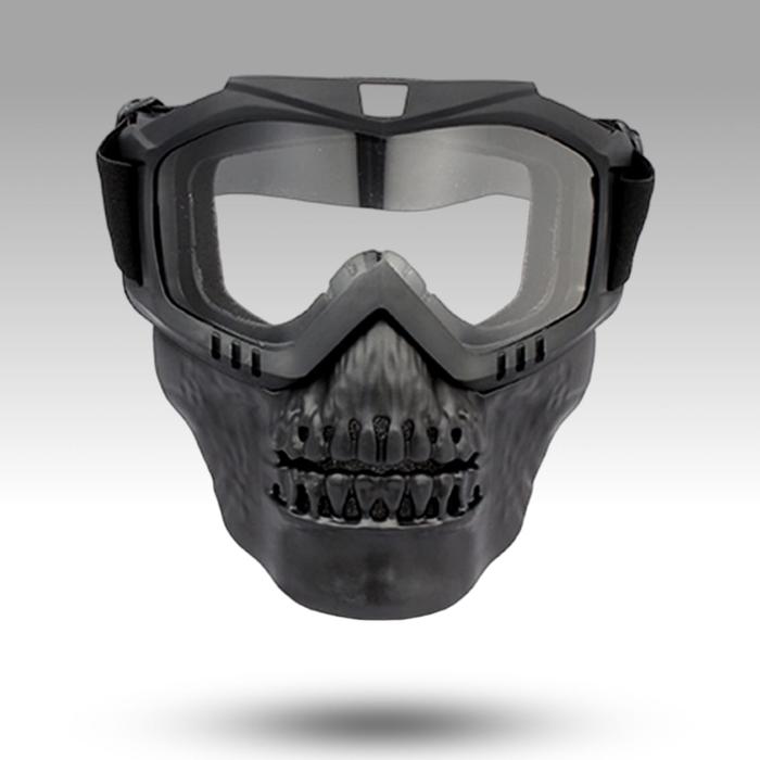 Gambar Topeng Full Face Tengkorak MA-9 Topeng Tengkorak Import Kekinian Mask - Lensa Bening dari GROSIR TACTICAL ARMY undefined Tokopedia
