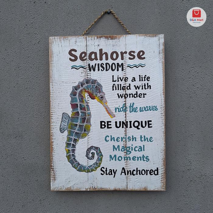 Gambar Papan Kayu Quote Hiasan Dinding Ukuran 40x30 Home Decor - Model 6 dari D&A Mart undefined Tokopedia