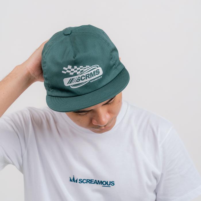 Promo Screamous GAMESOME Topi SnapBack PODIUM PROWLER DEEP TEAL Kota