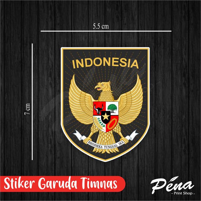 Gambar Stiker Logo Garuda Indonesia / Stiker Garuda Timnas Merah Putih Keren - A dari Pena Printshop undefined Tokopedia