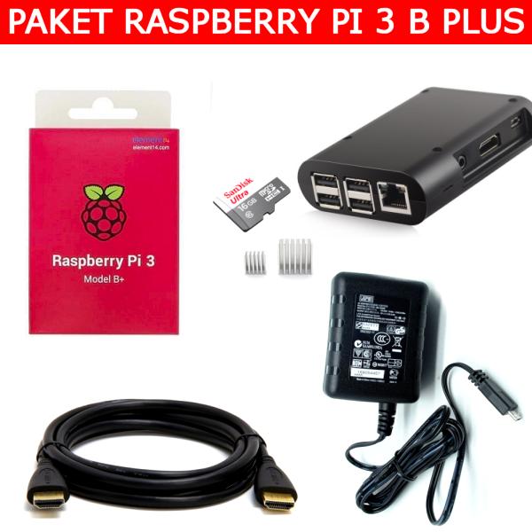 Gambar Paket Siap Pakai Raspi Raspberry Pi3 - Model B Plus dari KiosRobot undefined Tokopedia