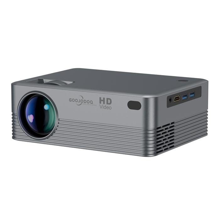 Gambar GOOJODOQ Portable Mini LED Projector Android Home Theater 180 ANSI - Abu-abu dari Goojodoq Professionals undefined Tokopedia