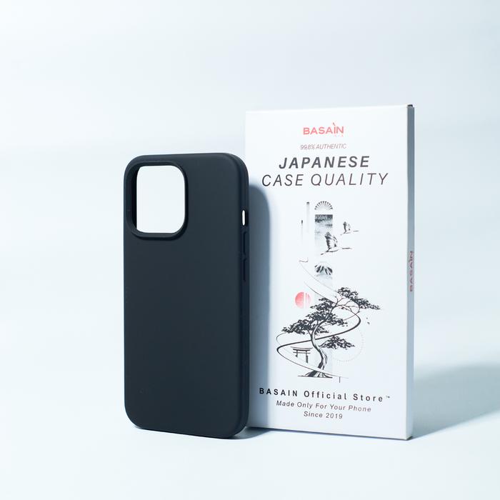 Gambar BASAIN Casing iPhone 15/Pro/Max/Plus Case Soft Premium Silicone - Black, 15 Plus dari BASAIN Store undefined Tokopedia