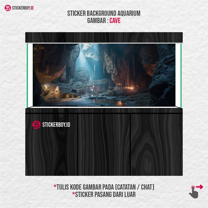 Atyhao Affiche D'aquarium Affiche De Fond De Réservoir De Poissons PVC